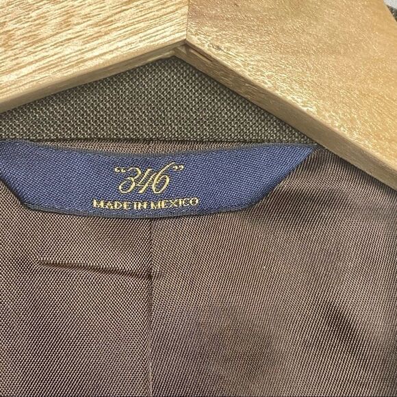 Brooks Brothers 346 brown wool 2 button sport coat size 42L - Picture 11 of 16